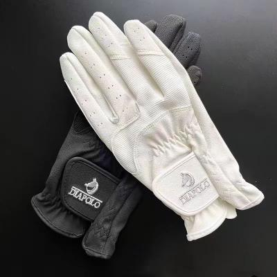 Anti slip glove leather